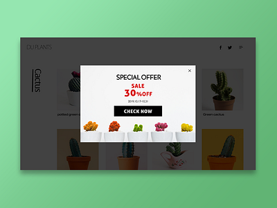 Daily UI  #036 Special Offer