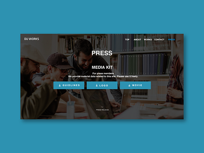 Daily UI  051 Press Page