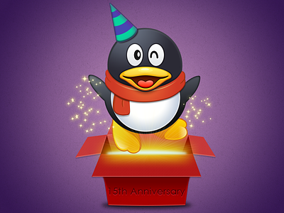 Tencent 15th Anniversary penguin tencent