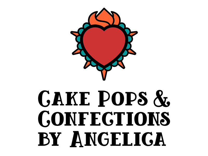 Logo for Cake Pops Confections by Angelica