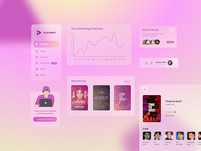 This For Movie Addict dashboad dashboard design dashboard ui movie app movie dashboard website dashboard