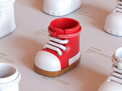 c4d shoes design c4d design 三维