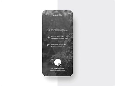 1 Minute Digital Escapism dailyui interaction meditation