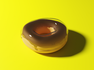 🍩 Just a Donut 3d blender donut donuts render yellow