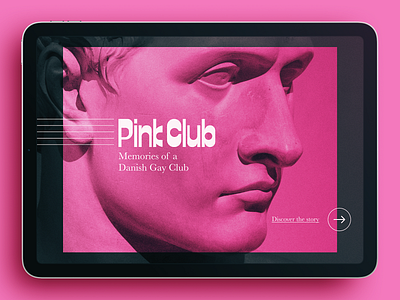PinkClub → Landing web design