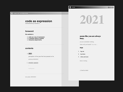 code as expression creative product design ui webdesign