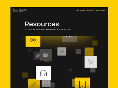 📄 Portfolio → Resources animation international design day portfolio resources web design