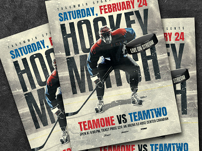 Hockey Match Flyer
