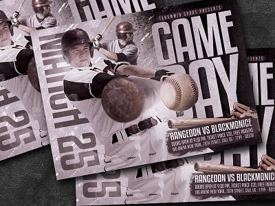 Baseball Game Day Flyer