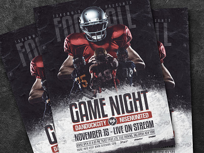 Football Game Night Flyer