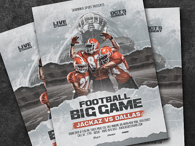 Big Game Football Flyer