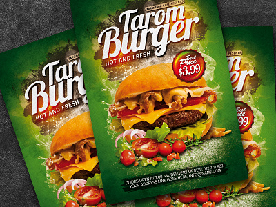 Burger Flyer burger burger flyer burger menu burger poster cafe cheeseburger download flyer psd restaurant