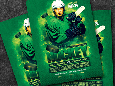 Hockey Flyer Template arena athlete championship cup design download event flyer game graphic hockey hockey flyer hockey poster ice ice hockey league match play playoff psd