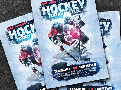 Hockey Flyer Template