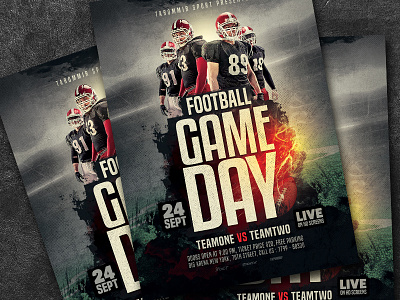 Football Game Day Flyer