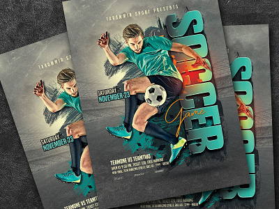 Soccer Game Flyer college cup cup event flyer football game goal graphic league match play poster soccer soccer flyer soccer game soccer game flyer sport sport flyers sports team