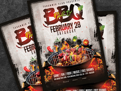 BBQ Party Flyer