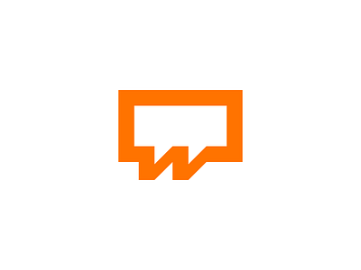 Wantrepreneur | For Sale branding chat bubble communication letter w logo design media outlet newsletter podcasts vlogs