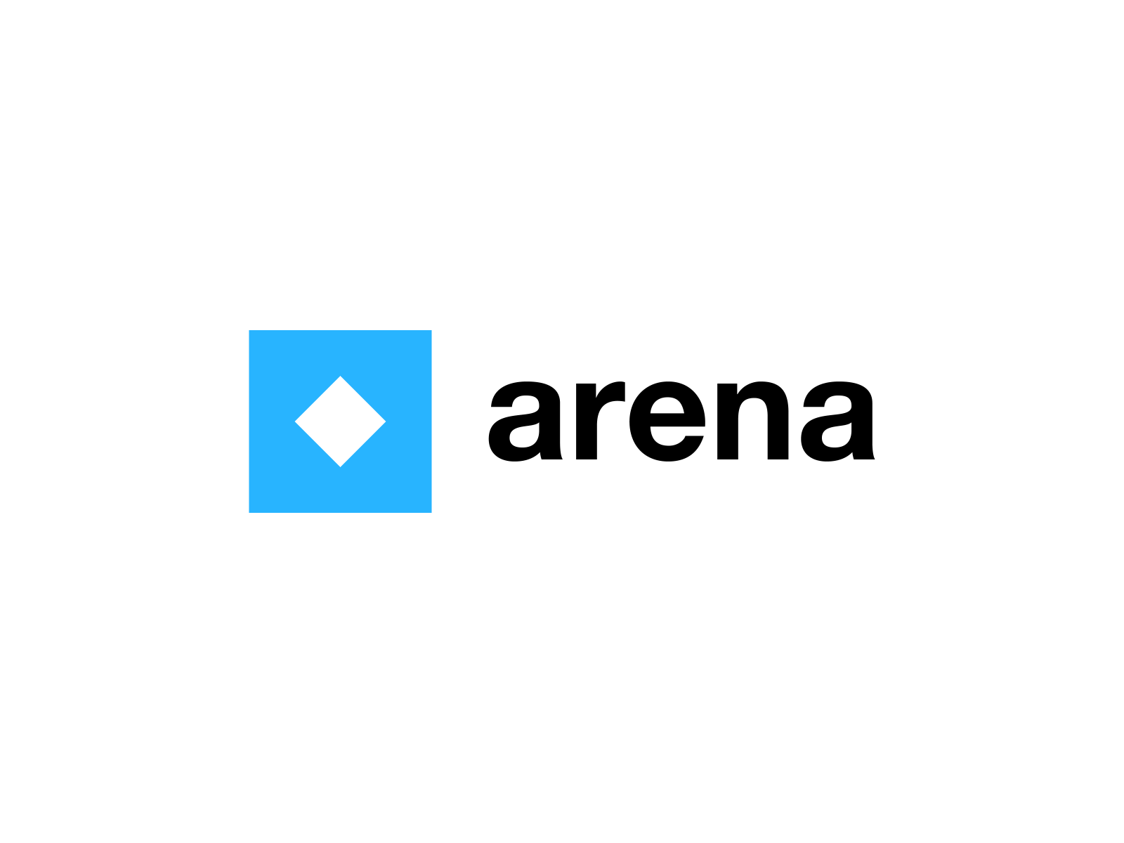 arena branding diamond logo design simple shapes square