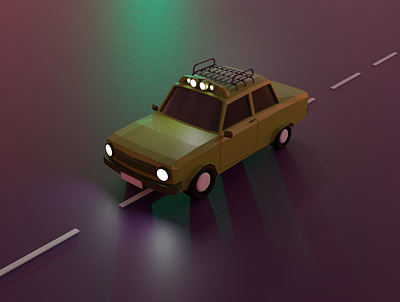 Car modeling (The beginning of my 3d journey) 2020 3d 3d art blender blender 3d blender3d blender3dart car cute hello dribble illustration low poly low poly lowpoly lowpolyart