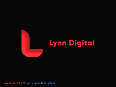 Lynn Digital Brand Identity (2019 Rebrand) branding design icon logo minimal type typography vector