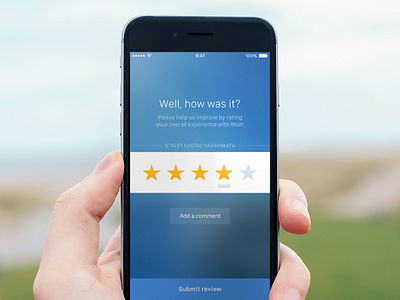 Order review screen on iOS app design ios iphone mobile product design review ui ui design visual design