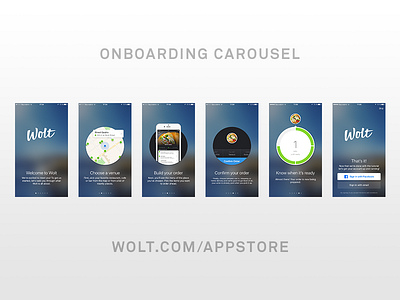 Onboarding carousel on iOS app design ios iphone mobile onboarding product design ui ui design visual design