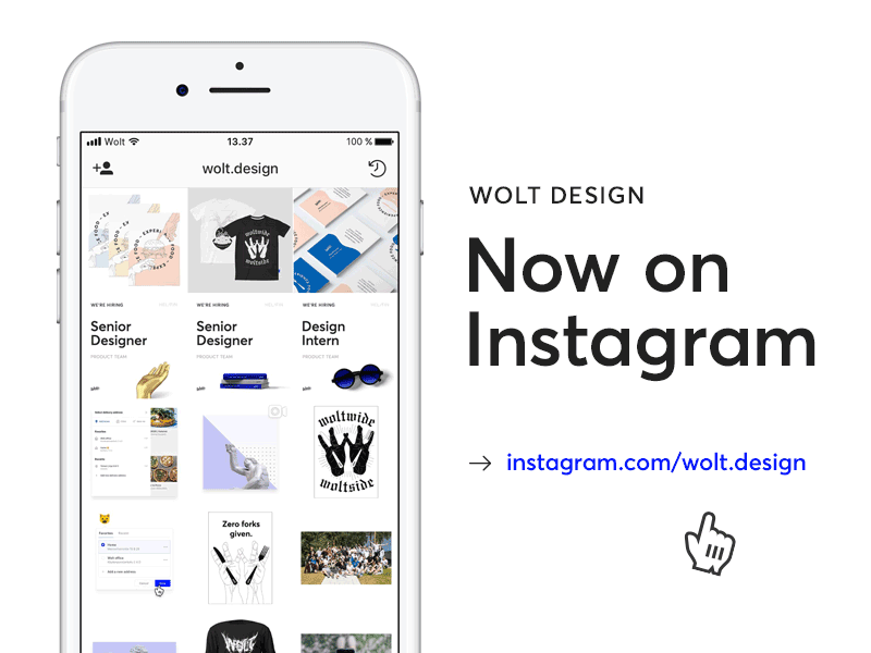 Wolt Design is now also on Instagram