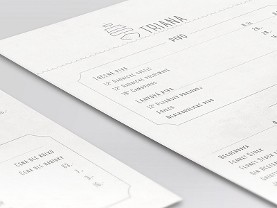 Triana drink menu beer boat clean coffee design drink menu print pub restaurant typography wine