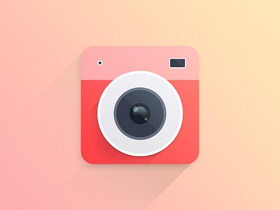 Plastic Bullet App Icon Redesign app apple clean flat icon instagram ios logo modern photo photography redesign