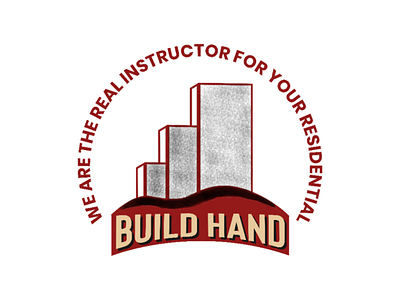 Vintage logo for build hand build building logo hand logo logos monogram residential logo vintage logo