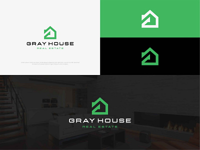 Real Estate G House Logo creative