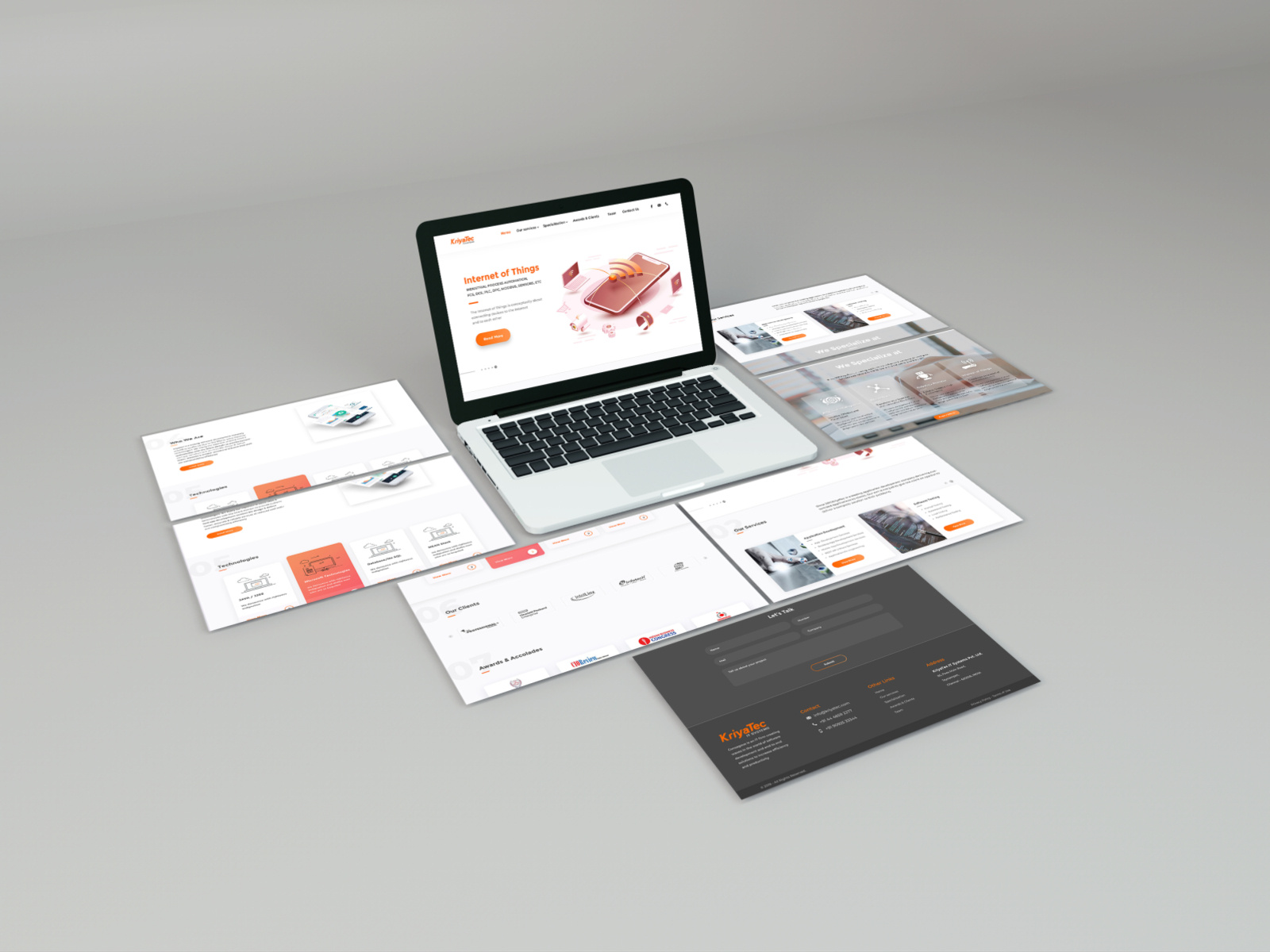 Website UI Design PSD Template by Arko Kumar on Dribbble