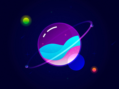 Planet design illustration vector