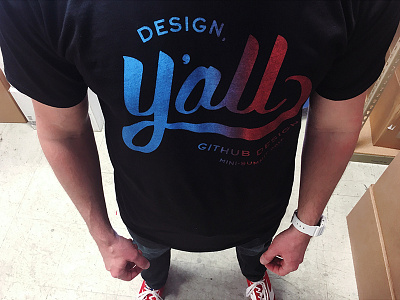 Design, y'all github hand type screen printing script split fountain team badassery tshirt