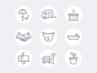 Home and Real Estate Icons