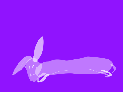 Sleeping Bunny position 1 bunny