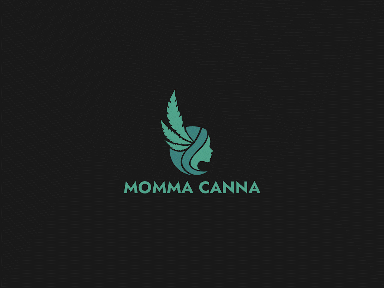 Logo Design - Momma Canna adobe illustrator branding cannabis clean design flat graphic design illustrator label logo logo design minimalist momma canna product