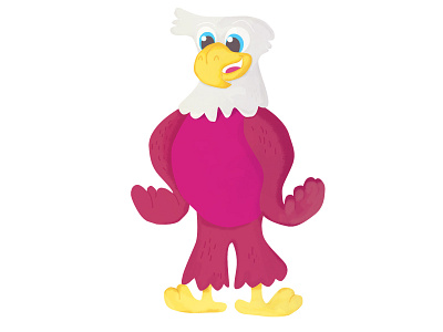 Paco aigle character design eagle illustration