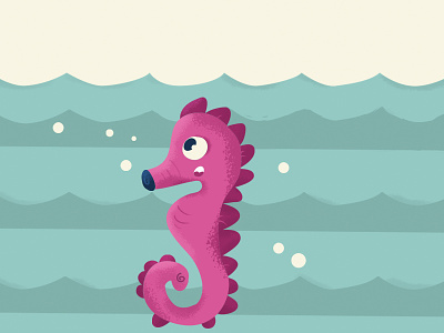 sea ​​horse alphabet animal illustration kids illustration sea sea horse