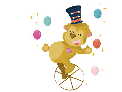 Teddy bear alphabet bear circus cirque illustration kids nursery room ours parade