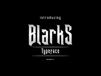 Blarks display display font font lettering logodesign modern font tattoo typeface vintage