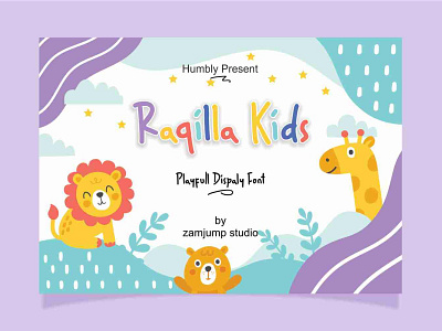 Raqilla Kids Playful Display Font