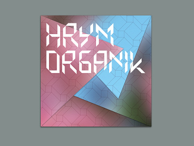 HRYM – Organik – CD album branding cd artwork cd cover cd design cd packaging compact disc design graphic design music package design vector