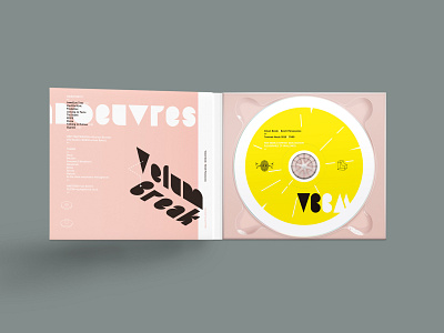 Velum Break – Bench Manoeuvres (CD digipack) cd design charity compact disc design graphic design illustration music package design typography vector