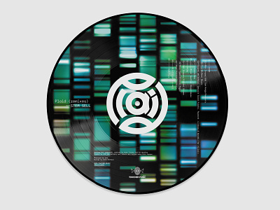 Plaid – STEM SELL (remixes) ltd edition 12" picture disc charity design graphic design music package design vinyl