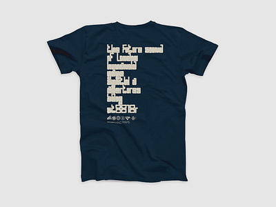 Mind Maps t-shirt (back) design graphic design merchandise merchandising music typography vector
