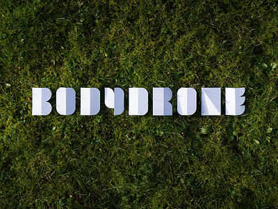 Min-Y-Llan - Bodydrone (Touched Music) charity graphic design music typogaphy