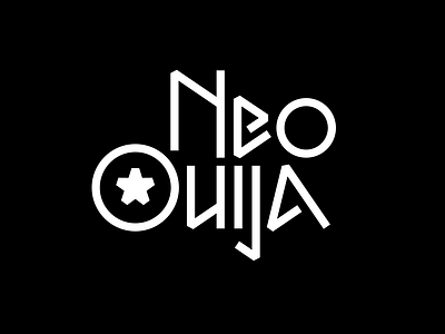 Neo Ouija logo branding design graphic design logo music typography vector