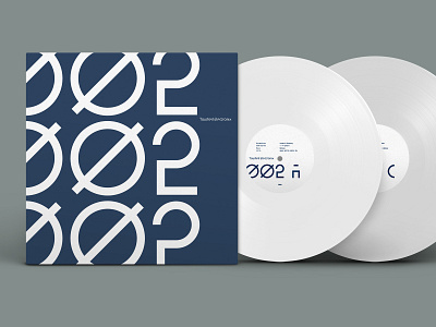 Touched Electronix 002 artwork branding design graphic design minimal music package design typography vinyl